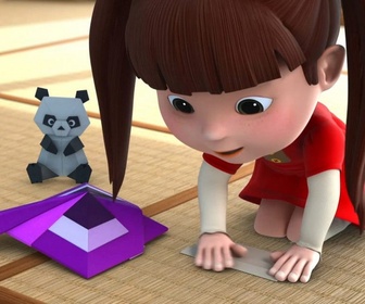 Super Wings paré au décollage - Origami en folie