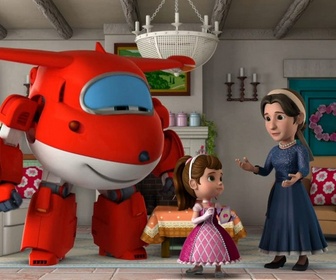 Super Wings paré au décollage - Jett le fermier