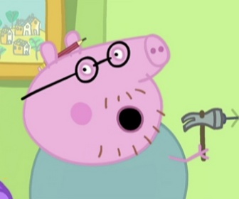 Peppa Pig - Papa accroche une photo